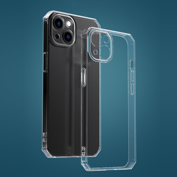Straight Side Octagonal Transparent Shockproof TPU Protective Case, For iPhone 13 mini, For iPhone 13, For iPhone 13 Pro, For iPhone 13 Pro Max