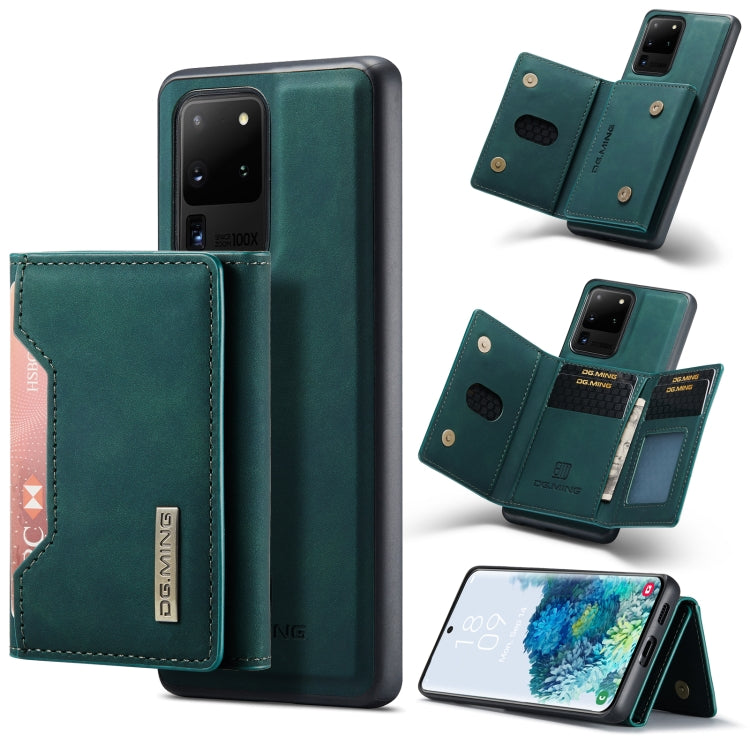 DG.MING M2 Series 3-Fold Multi Card Bag Back Cover Shockproof Case with Wallet & Holder Function