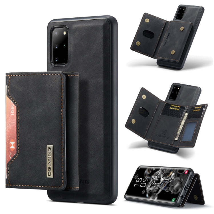 DG.MING M2 Series 3-Fold Multi Card Bag Back Cover Shockproof Case with Wallet & Holder Function