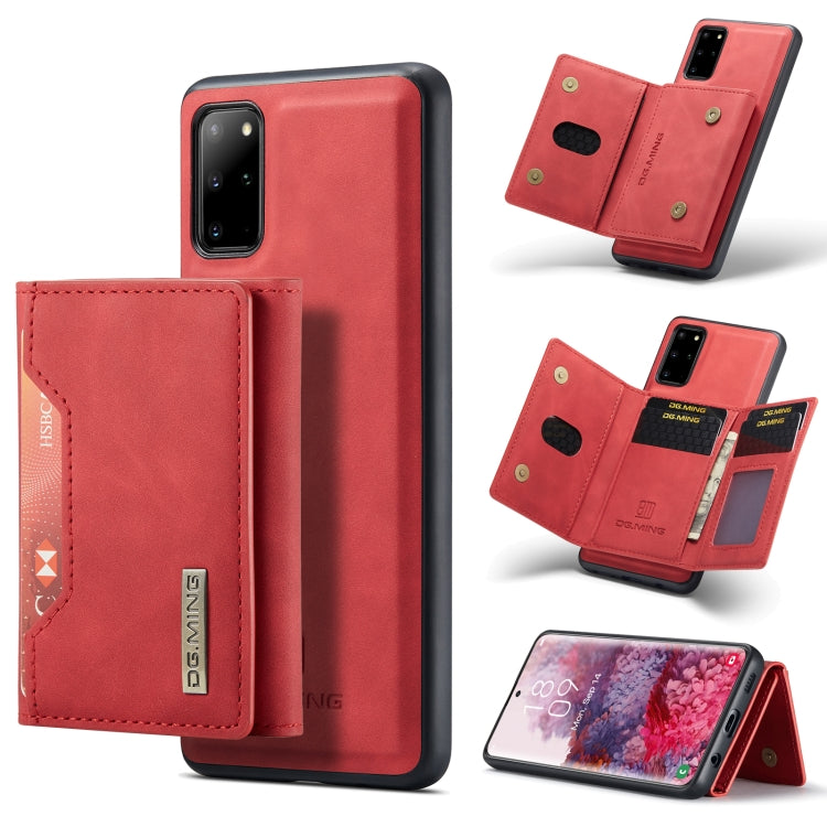 DG.MING M2 Series 3-Fold Multi Card Bag Back Cover Shockproof Case with Wallet & Holder Function