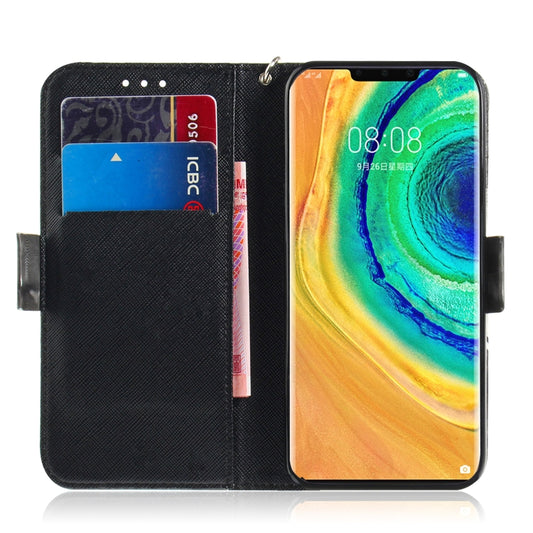 Durable PU leather case with built-in card storage for Mate 30 Pro