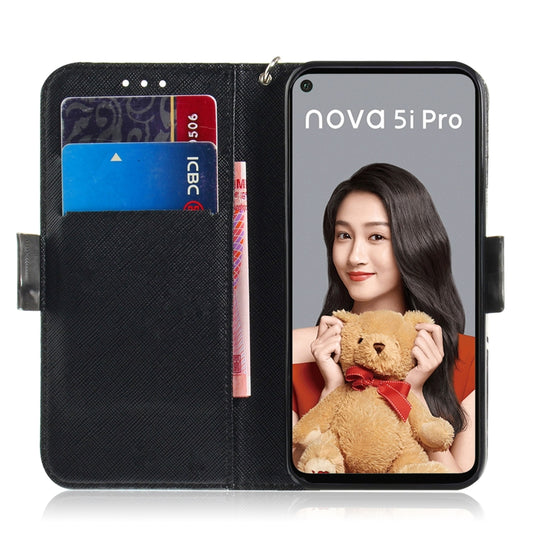 Colorful 3D pattern flip wallet case compatible with Nokia 7.2