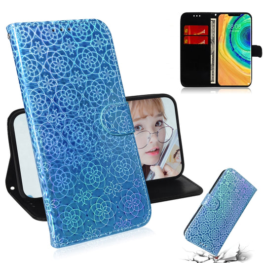 Premium PU leather flip case for Huawei Mate 30 Pro 5G with magnetic closure and card slots