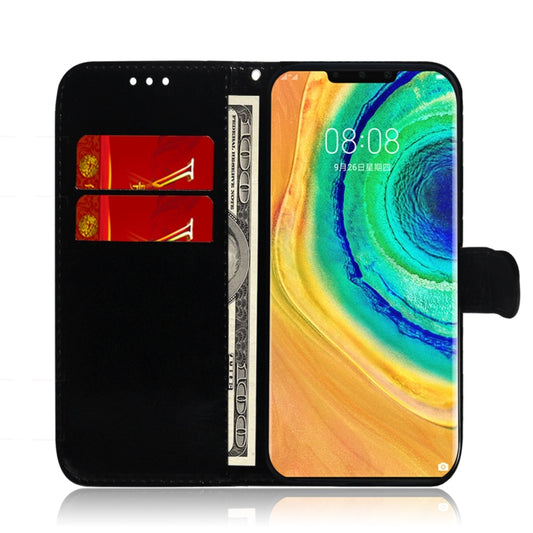 Multi-card slot leather wallet case Mate 30 Pro 5G, solid color magnetic buckle closure