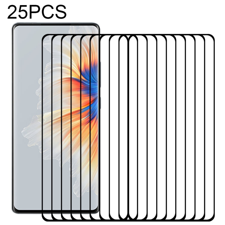 25 PCS 3D Curved Edge Full Screen Tempered Glass Film