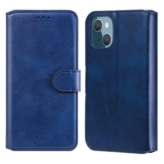 Classic calf texture PU leather flip case for iPhone 13 with card slots and wallet holder