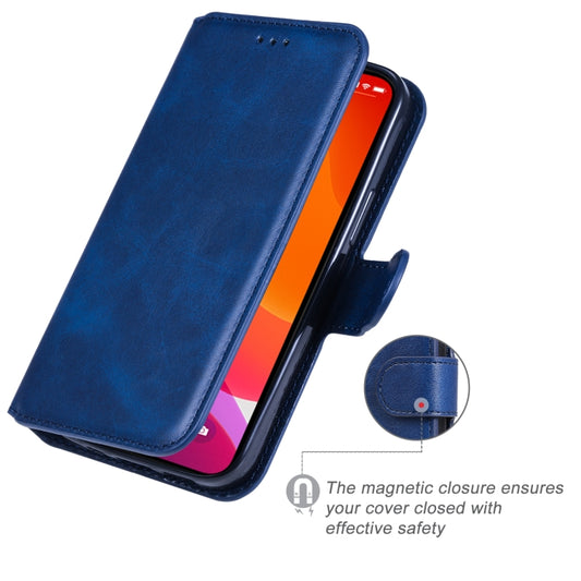 Magnetic closure mechanism on textured PU leather iPhone 13 Pro case