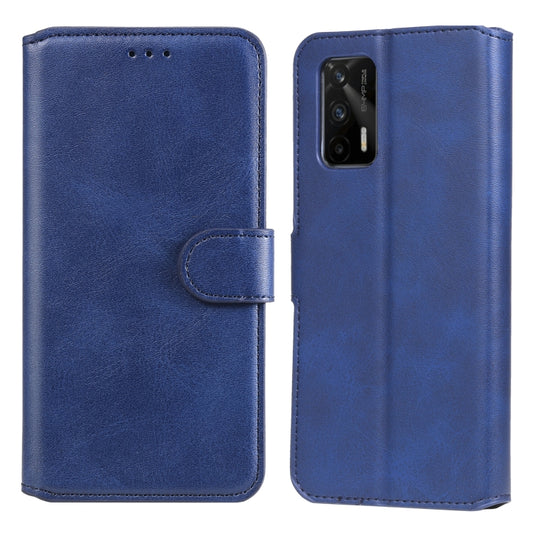 Classic calf texture PU TPU leather flip case Realme GT 5G with card slots wallet holder
