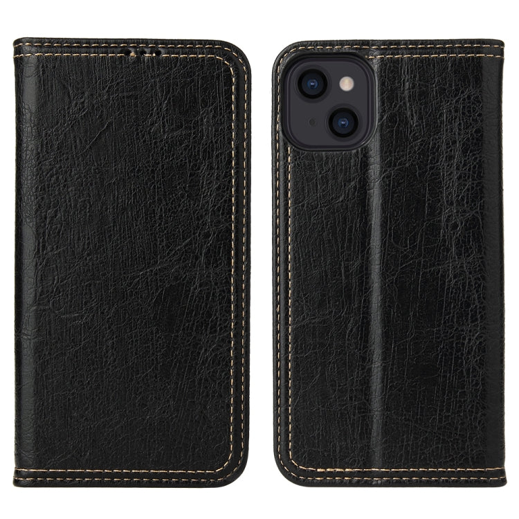 Fierre Shann Retro Tree Bark Texture PU Magnetic Horizontal Flip Leather Case with Holder & Card Slots & Wallet