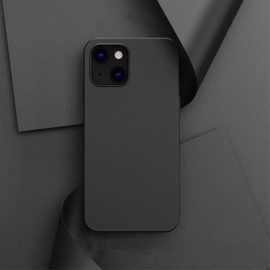 iPhone 13 mini genuine leather protective cover with grip