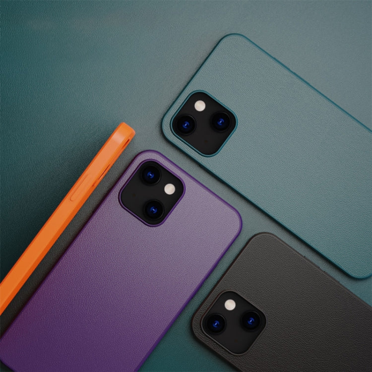 Pure Skin Leather Back Cover Shockproof Case