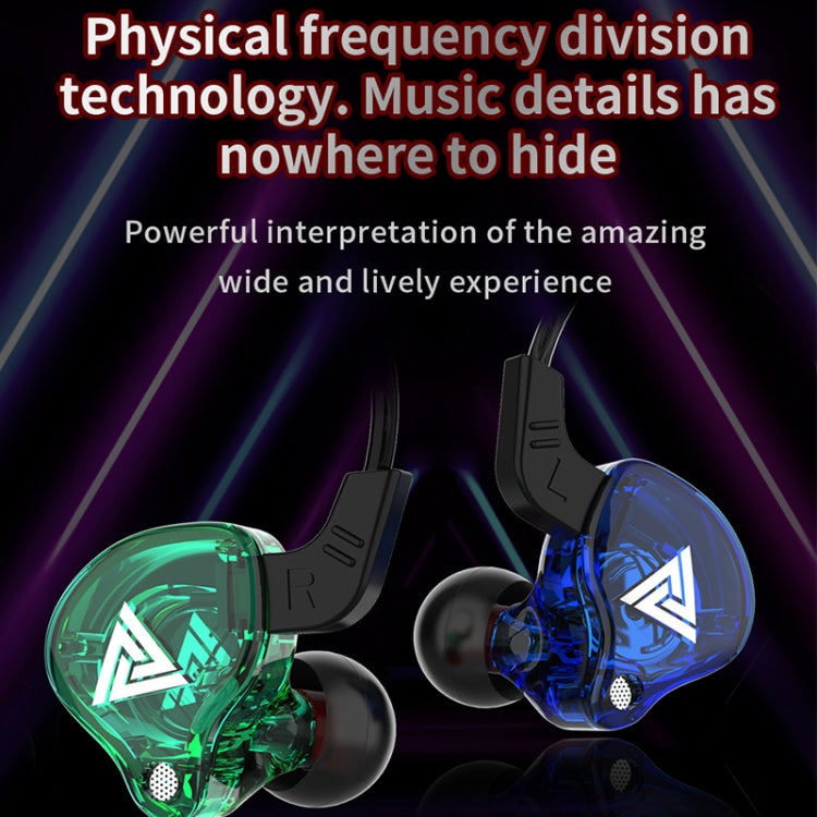 QKZ AK6 3.5mm In-Ear Wired Subwoofer Sports Earphone, Cable Length: About 1.2m