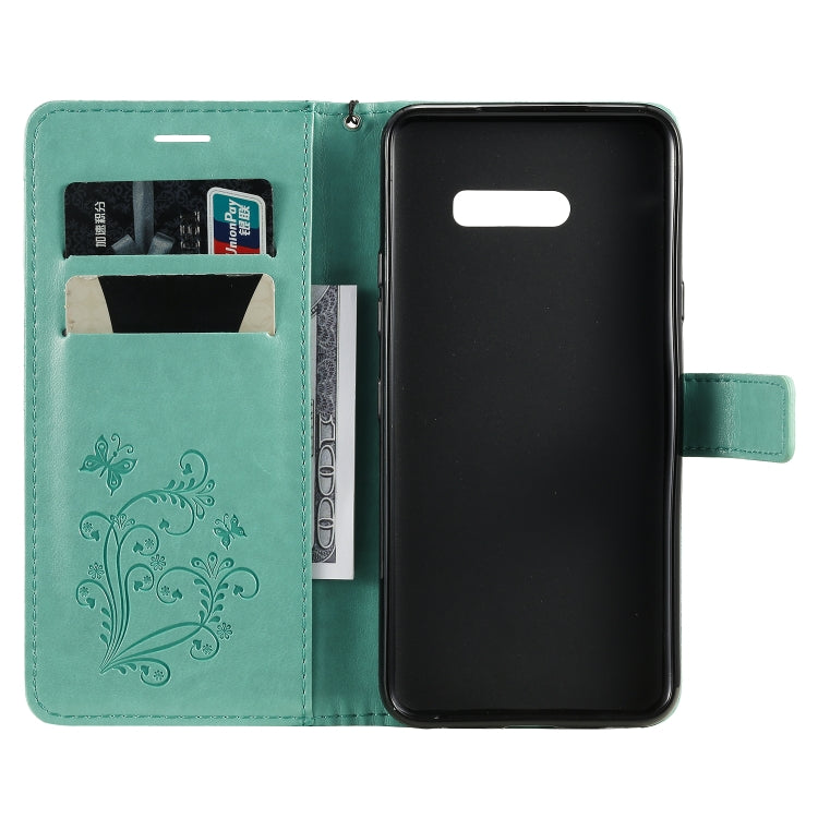 Pressed Printing Butterfly Pattern Horizontal Flip PU Leather Case with Holder & Card Slots & Wallet & Lanyard, For LG G8X, For Nokia 7.2, For Xiaomi Redmi 8A