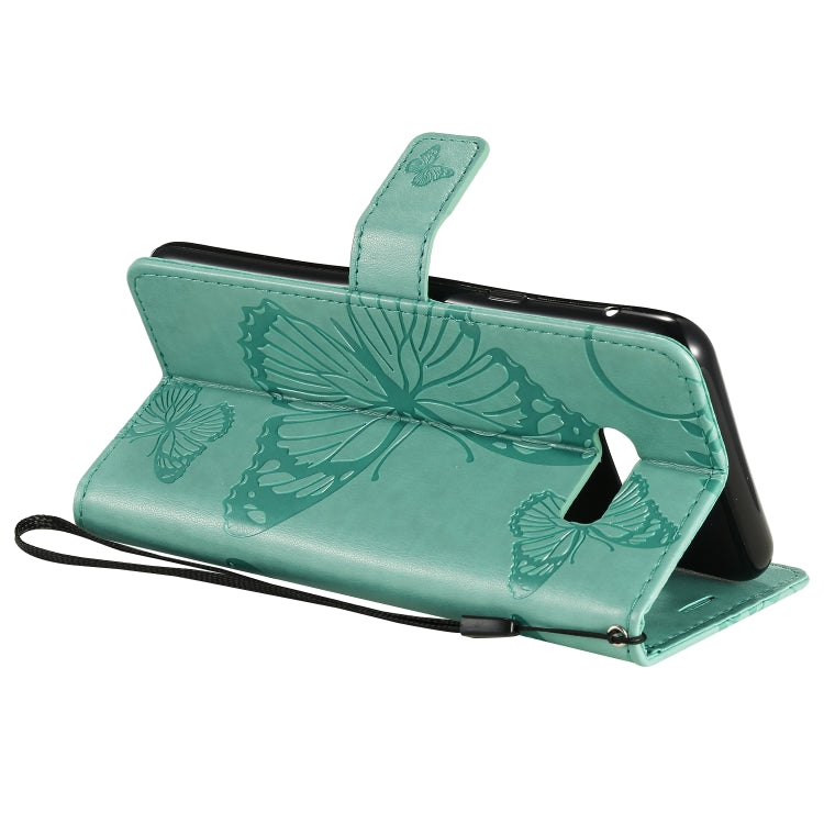 Pressed Printing Butterfly Pattern Horizontal Flip PU Leather Case with Holder & Card Slots & Wallet & Lanyard, For LG G8X, For Nokia 7.2, For Xiaomi Redmi 8A