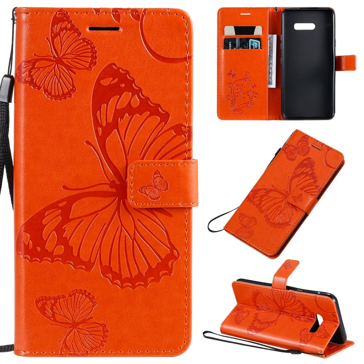 Pressed Printing Butterfly Pattern Horizontal Flip PU Leather Case with Holder & Card Slots & Wallet & Lanyard, For LG G8X, For Nokia 7.2, For Xiaomi Redmi 8A