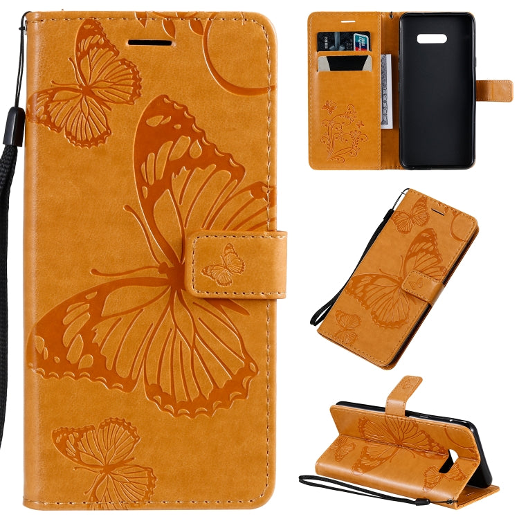 Pressed Printing Butterfly Pattern Horizontal Flip PU Leather Case with Holder & Card Slots & Wallet & Lanyard, For LG G8X, For Nokia 7.2, For Xiaomi Redmi 8A