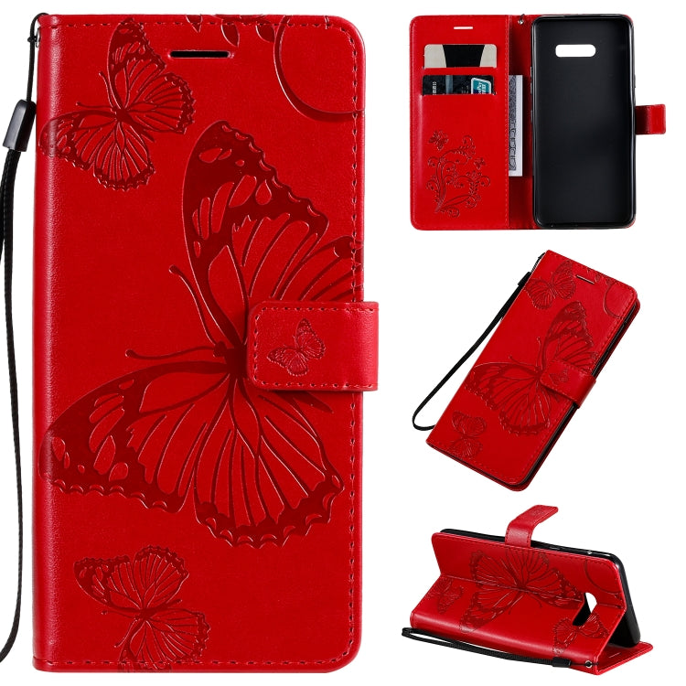 Pressed Printing Butterfly Pattern Horizontal Flip PU Leather Case with Holder & Card Slots & Wallet & Lanyard, For LG G8X, For Nokia 7.2, For Xiaomi Redmi 8A