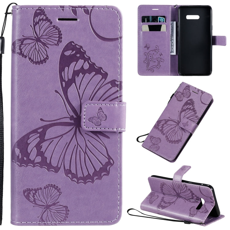 Pressed Printing Butterfly Pattern Horizontal Flip PU Leather Case with Holder & Card Slots & Wallet & Lanyard, For LG G8X, For Nokia 7.2, For Xiaomi Redmi 8A