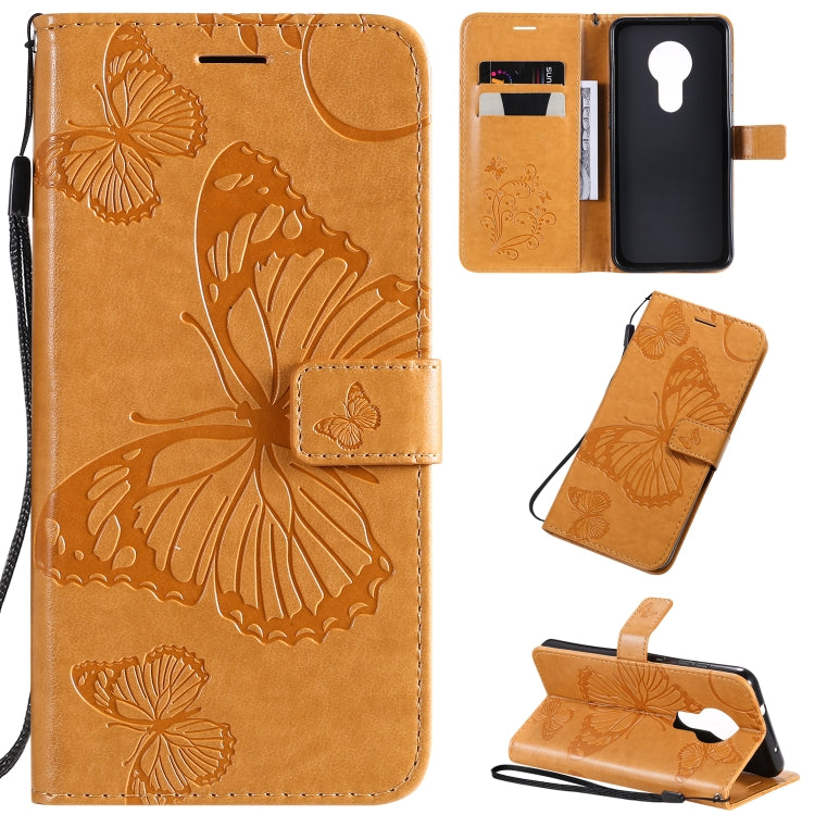 Pressed Printing Butterfly Pattern Horizontal Flip PU Leather Case with Holder & Card Slots & Wallet & Lanyard, For LG G8X, For Nokia 7.2, For Xiaomi Redmi 8A