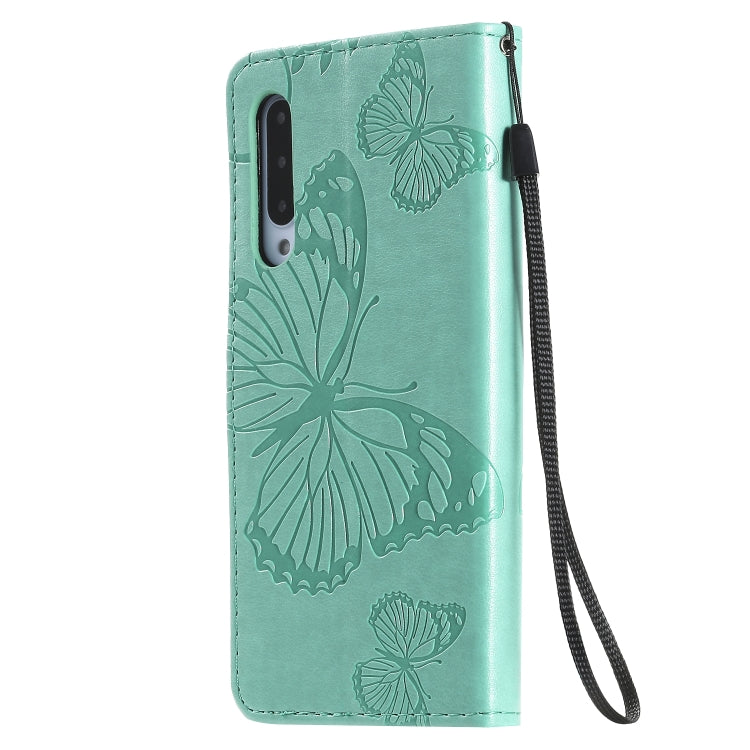 Pressed Printing Butterfly Pattern Horizontal Flip PU Leather Case with Holder & Card Slots & Wallet & Lanyard, For Xiaomi Mi 9 Pro