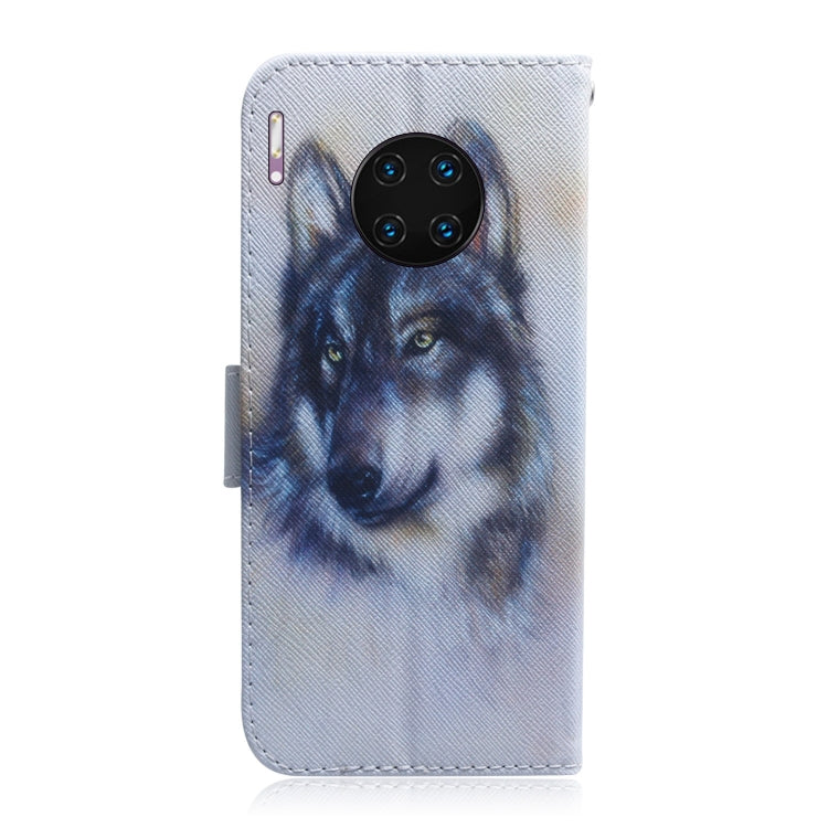 Coloured Drawing Pattern Horizontal Flip PU Leather Case with Holder & Card Slots & Wallet, For Huawei Mate 30 Pro, For Huawei Mate 30 Pro / 5G, For Huawei Mate 30 / 5G