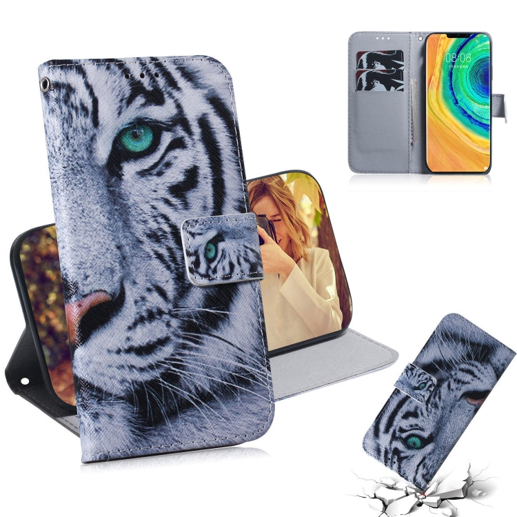 Coloured Drawing Pattern Horizontal Flip PU Leather Case with Holder & Card Slots & Wallet, For Huawei Mate 30 Pro, For Huawei Mate 30 Pro / 5G, For Huawei Mate 30 / 5G