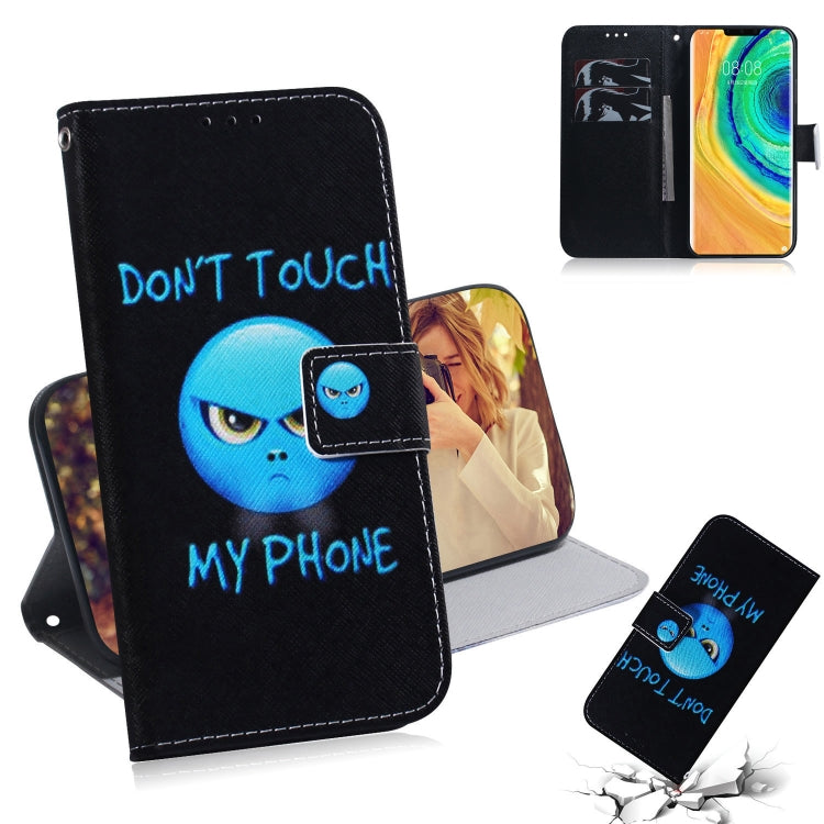 Coloured Drawing Pattern Horizontal Flip PU Leather Case with Holder & Card Slots & Wallet, For Huawei Mate 30 Pro, For Huawei Mate 30 Pro / 5G, For Huawei Mate 30 / 5G