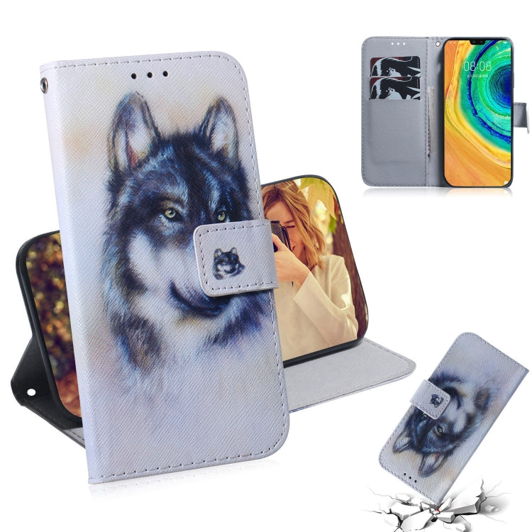 Coloured Drawing Pattern Horizontal Flip PU Leather Case with Holder & Card Slots & Wallet, For Huawei Mate 30 Pro, For Huawei Mate 30 Pro / 5G, For Huawei Mate 30 / 5G