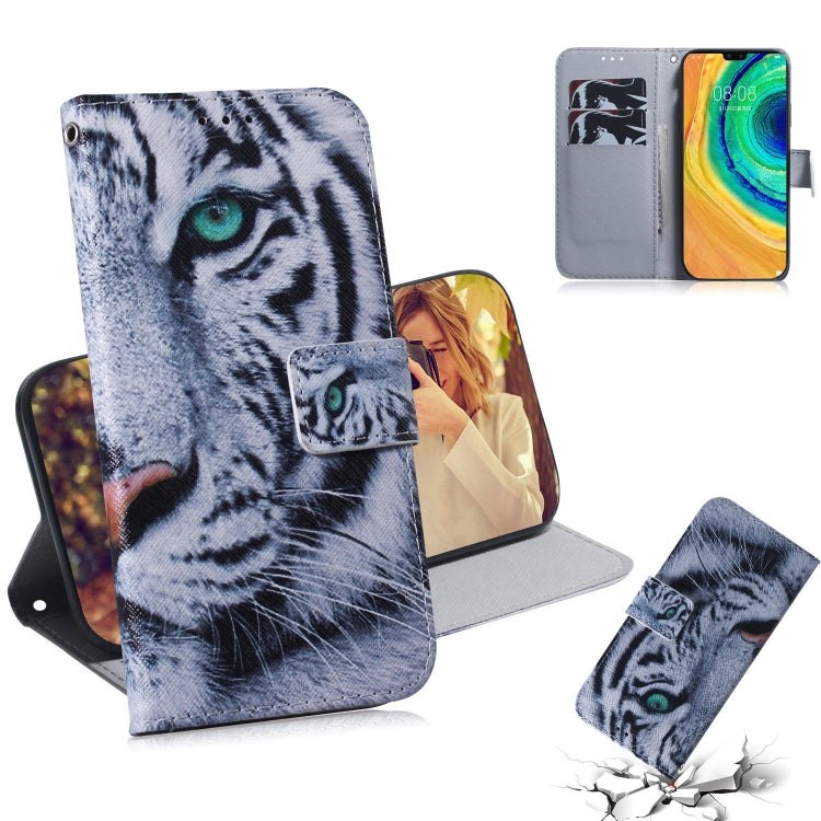 Coloured Drawing Pattern Horizontal Flip PU Leather Case with Holder & Card Slots & Wallet, For Huawei Mate 30 Pro, For Huawei Mate 30 Pro / 5G, For Huawei Mate 30 / 5G