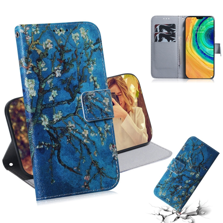 Coloured Drawing Pattern Horizontal Flip PU Leather Case with Holder & Card Slots & Wallet, For Huawei Mate 30 Pro, For Huawei Mate 30 Pro / 5G, For Huawei Mate 30 / 5G