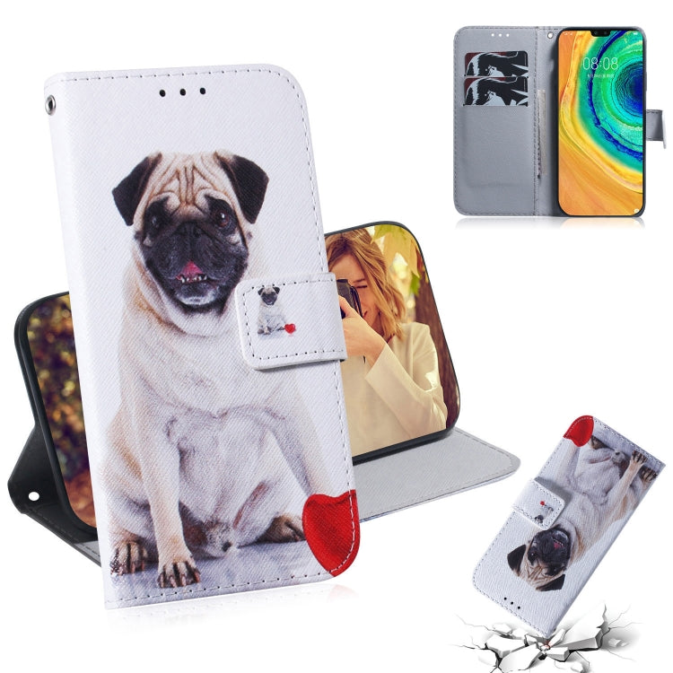 Coloured Drawing Pattern Horizontal Flip PU Leather Case with Holder & Card Slots & Wallet, For Huawei Mate 30 Pro, For Huawei Mate 30 Pro / 5G, For Huawei Mate 30 / 5G