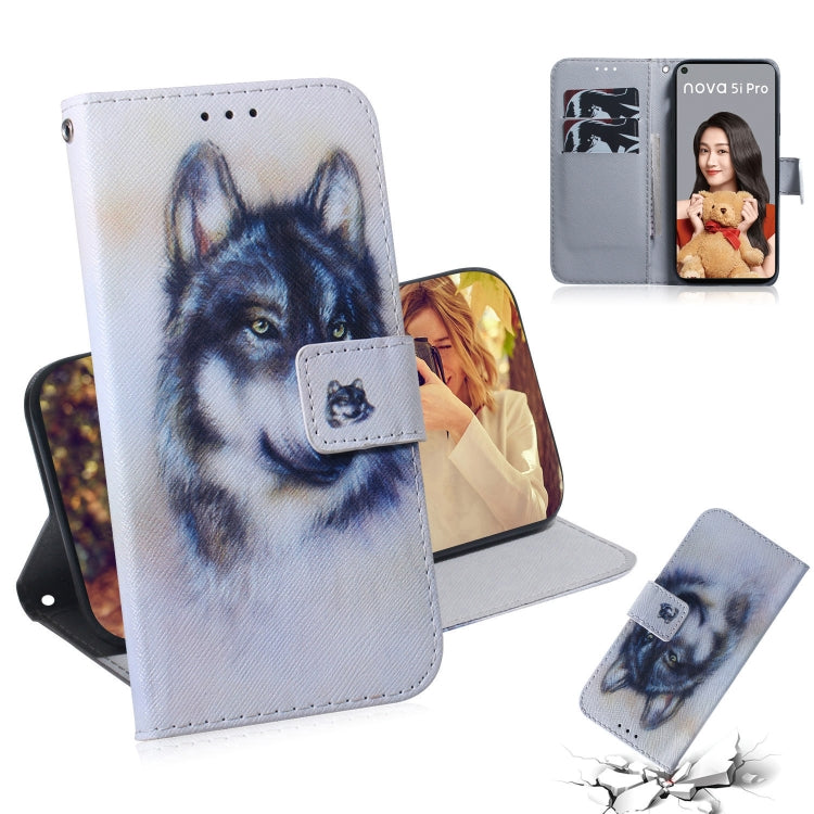 Coloured Drawing Pattern Horizontal Flip PU Leather Case with Holder & Card Slots & Wallet, For Huawei Nova 5i Pro/Mate 30 Lite, For Nokia 7.2