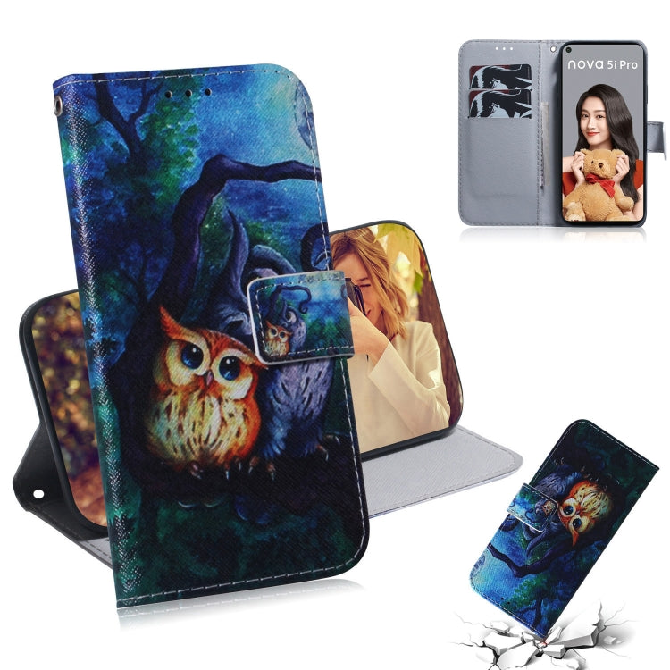 Coloured Drawing Pattern Horizontal Flip PU Leather Case with Holder & Card Slots & Wallet, For Huawei Nova 5i Pro/Mate 30 Lite, For Nokia 7.2