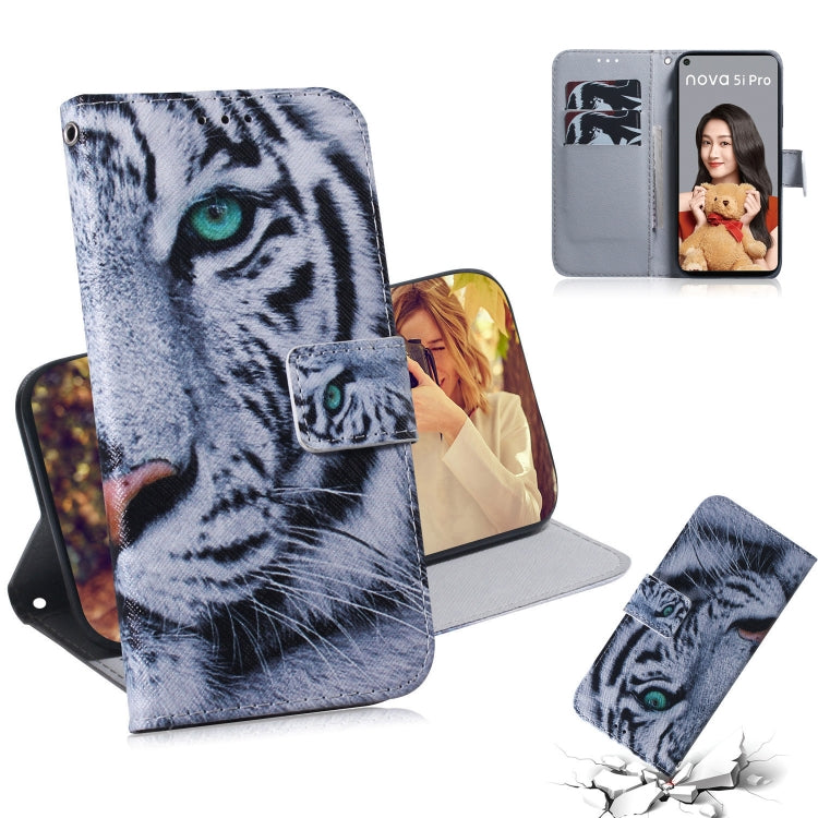 Coloured Drawing Pattern Horizontal Flip PU Leather Case with Holder & Card Slots & Wallet, For Huawei Nova 5i Pro/Mate 30 Lite, For Nokia 7.2