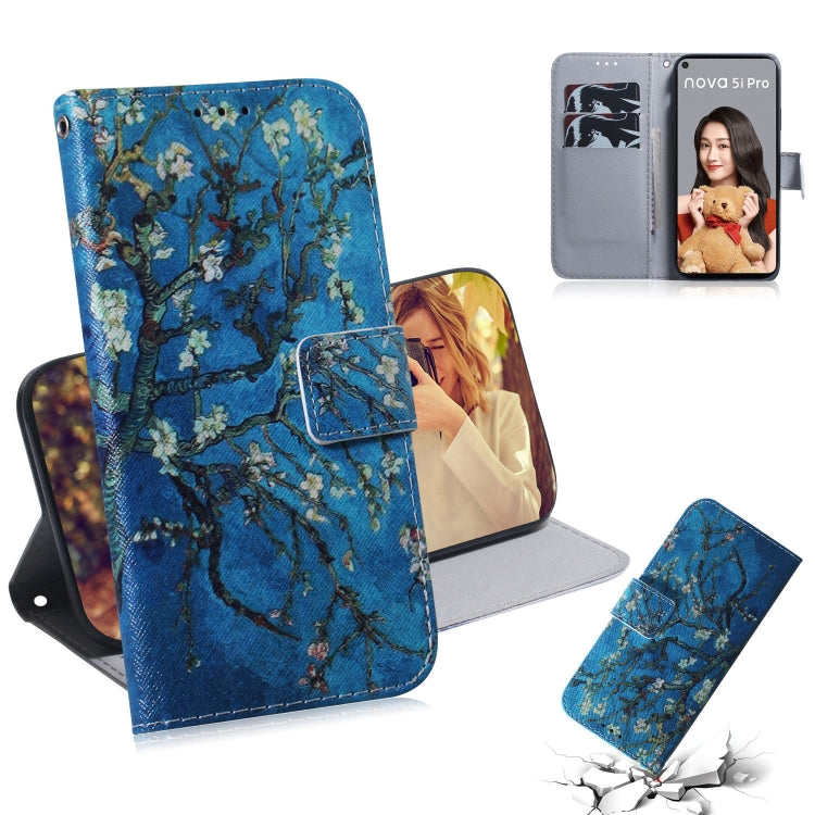 Coloured Drawing Pattern Horizontal Flip PU Leather Case with Holder & Card Slots & Wallet, For Huawei Nova 5i Pro/Mate 30 Lite, For Nokia 7.2