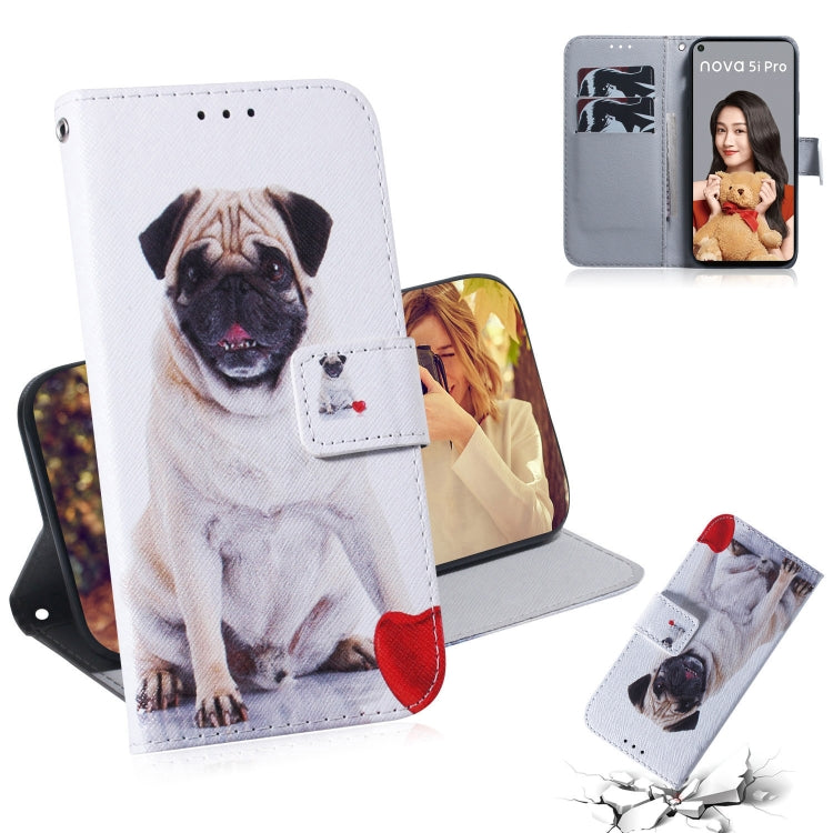 Coloured Drawing Pattern Horizontal Flip PU Leather Case with Holder & Card Slots & Wallet, For Huawei Nova 5i Pro/Mate 30 Lite, For Nokia 7.2