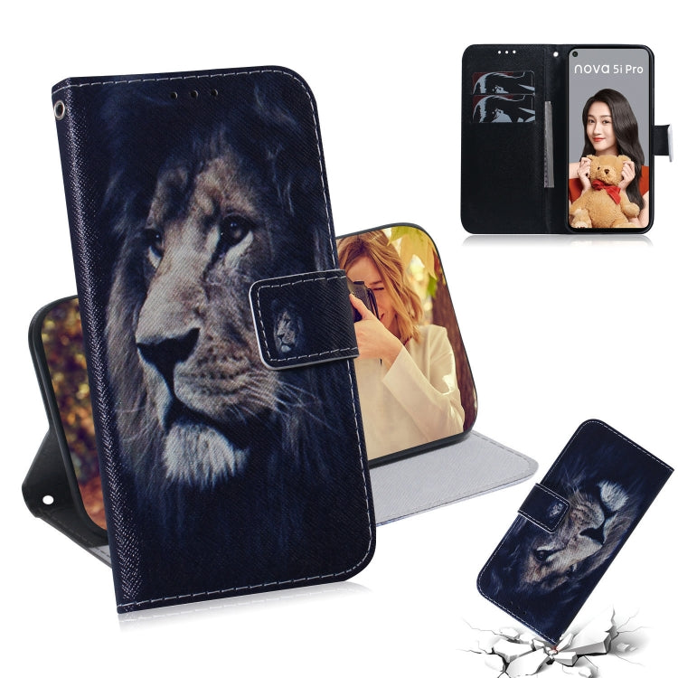 Coloured Drawing Pattern Horizontal Flip PU Leather Case with Holder & Card Slots & Wallet, For Huawei Nova 5i Pro/Mate 30 Lite, For Nokia 7.2