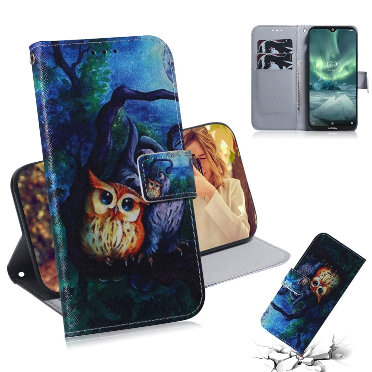 Coloured Drawing Pattern Horizontal Flip PU Leather Case with Holder & Card Slots & Wallet, For Huawei Nova 5i Pro/Mate 30 Lite, For Nokia 7.2