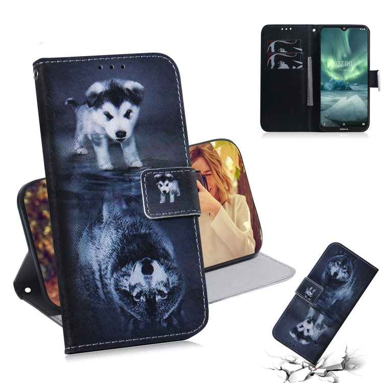 Coloured Drawing Pattern Horizontal Flip PU Leather Case with Holder & Card Slots & Wallet, For Huawei Nova 5i Pro/Mate 30 Lite, For Nokia 7.2