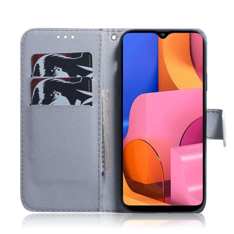 Coloured Drawing Pattern Horizontal Flip PU Leather Case with Holder & Card Slots & Wallet, For Galaxy A20S, For Galaxy A90 5G