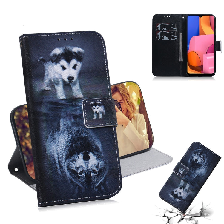 Coloured Drawing Pattern Horizontal Flip PU Leather Case with Holder & Card Slots & Wallet, For Galaxy A20S, For Galaxy A90 5G