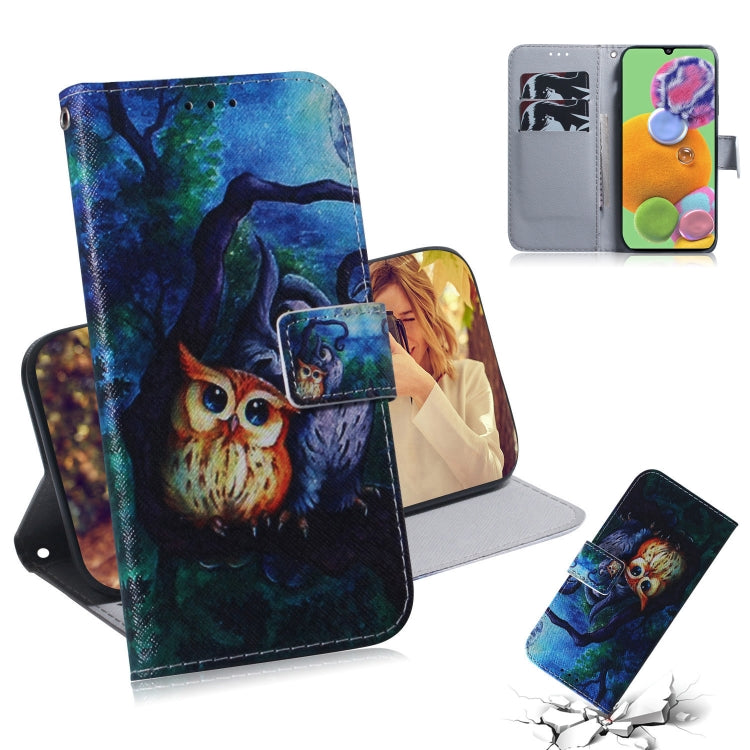 Coloured Drawing Pattern Horizontal Flip PU Leather Case with Holder & Card Slots & Wallet, For Galaxy A20S, For Galaxy A90 5G