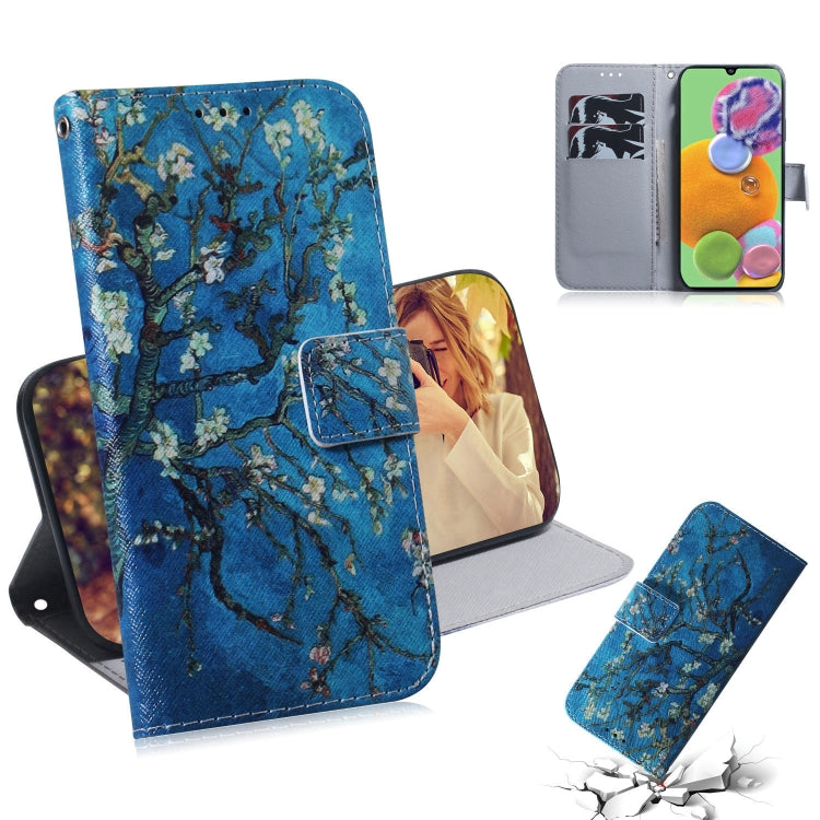 Coloured Drawing Pattern Horizontal Flip PU Leather Case with Holder & Card Slots & Wallet, For Galaxy A20S, For Galaxy A90 5G