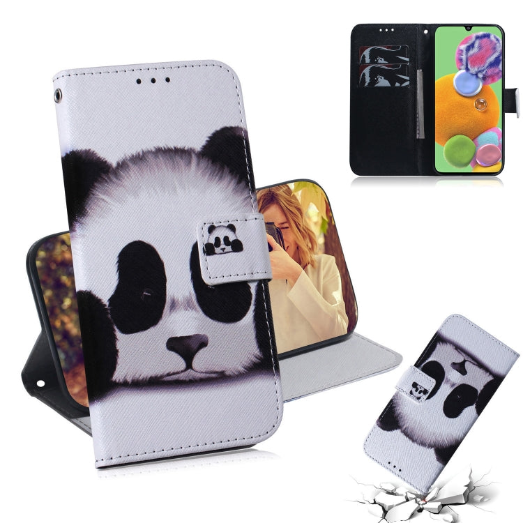 Coloured Drawing Pattern Horizontal Flip PU Leather Case with Holder & Card Slots & Wallet, For Galaxy A20S, For Galaxy A90 5G