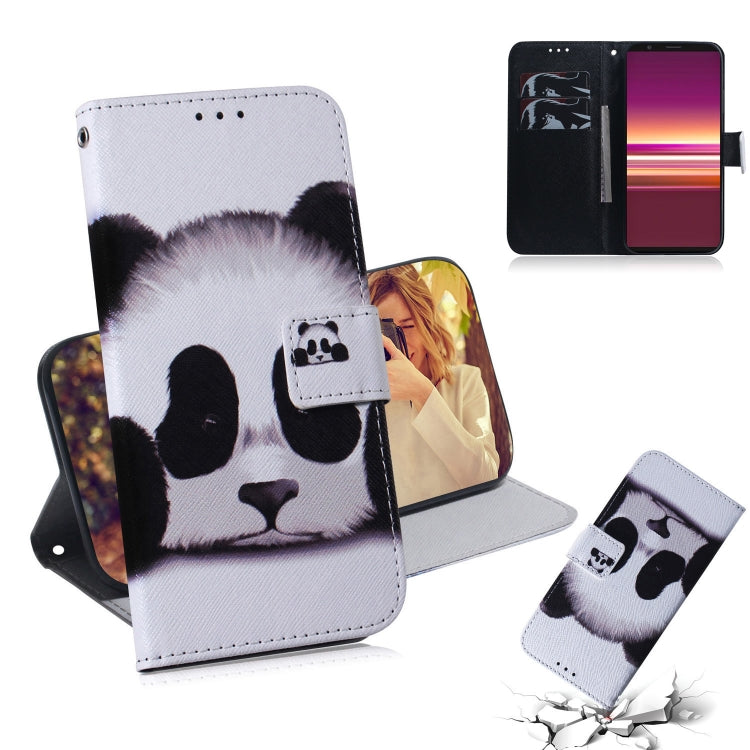 Coloured Drawing Pattern Horizontal Flip PU Leather Case with Holder & Card Slots & Wallet, For Sony Xperia 5, For Sony Xperia 20