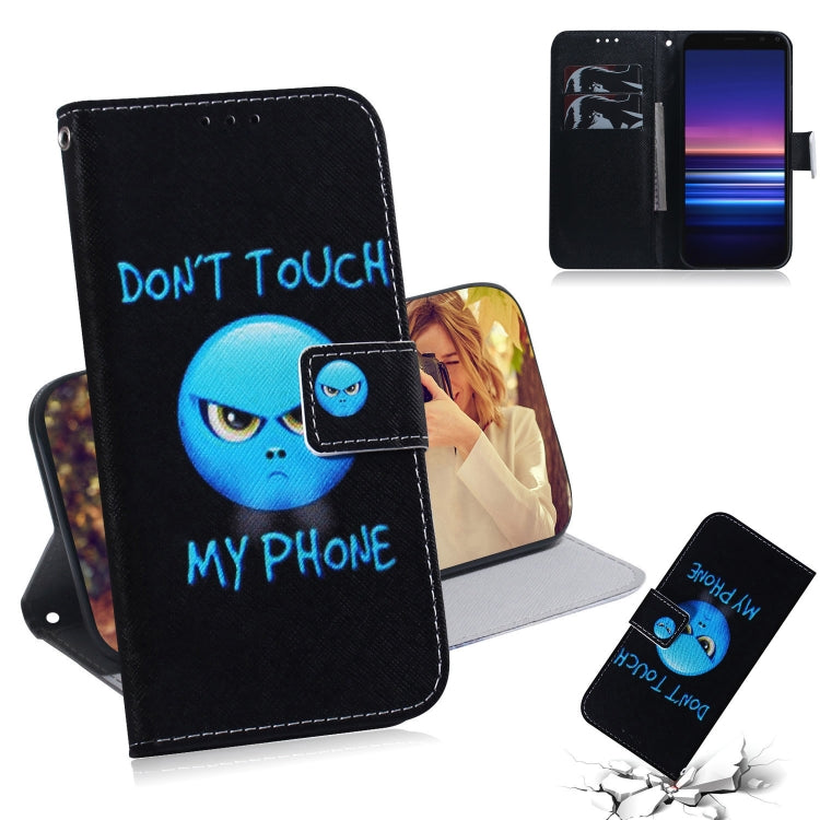Coloured Drawing Pattern Horizontal Flip PU Leather Case with Holder & Card Slots & Wallet, For Sony Xperia 5, For Sony Xperia 20