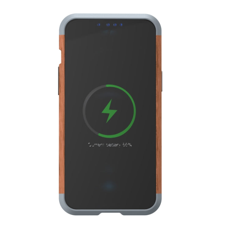 R-JUST Shockproof Iron + Wood Bumper Protective Case, For iPhone 13, For iPhone 13 Pro, For iPhone 13 Pro Max