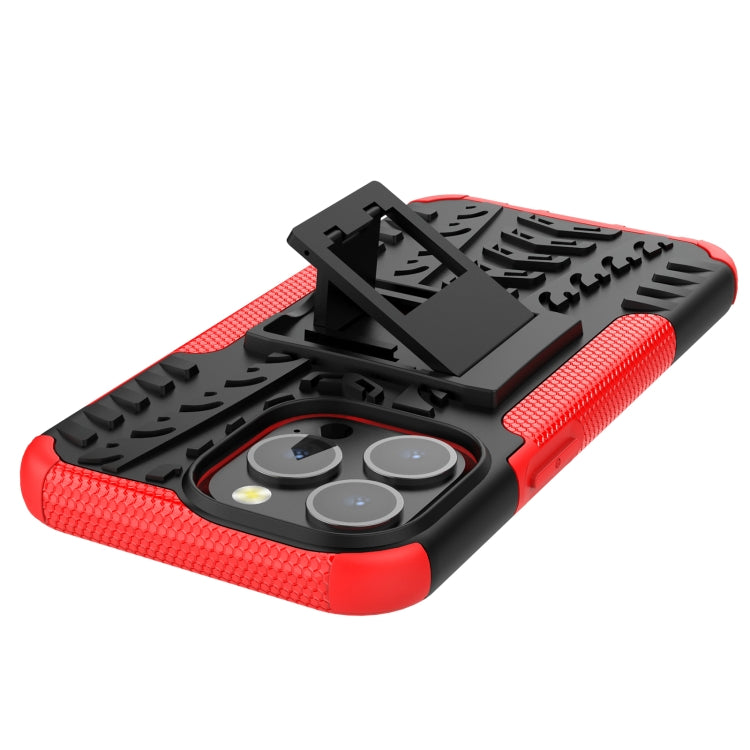 Tire Texture Shockproof TPU+PC Protective Case with Holder, Series 1