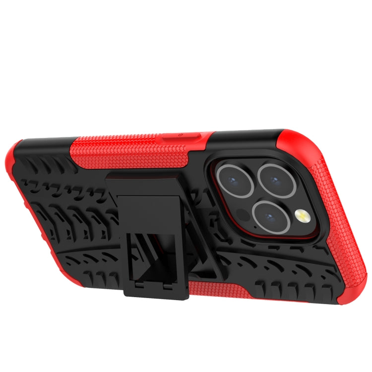 Tire Texture Shockproof TPU+PC Protective Case with Holder, Series 1