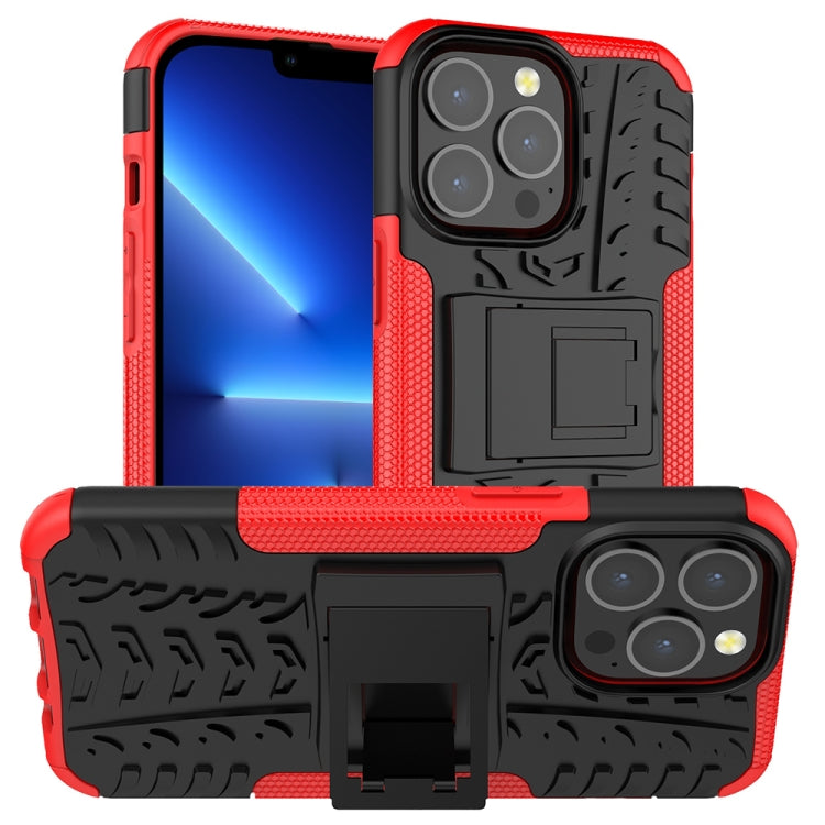 Tire Texture Shockproof TPU+PC Protective Case with Holder, Series 1